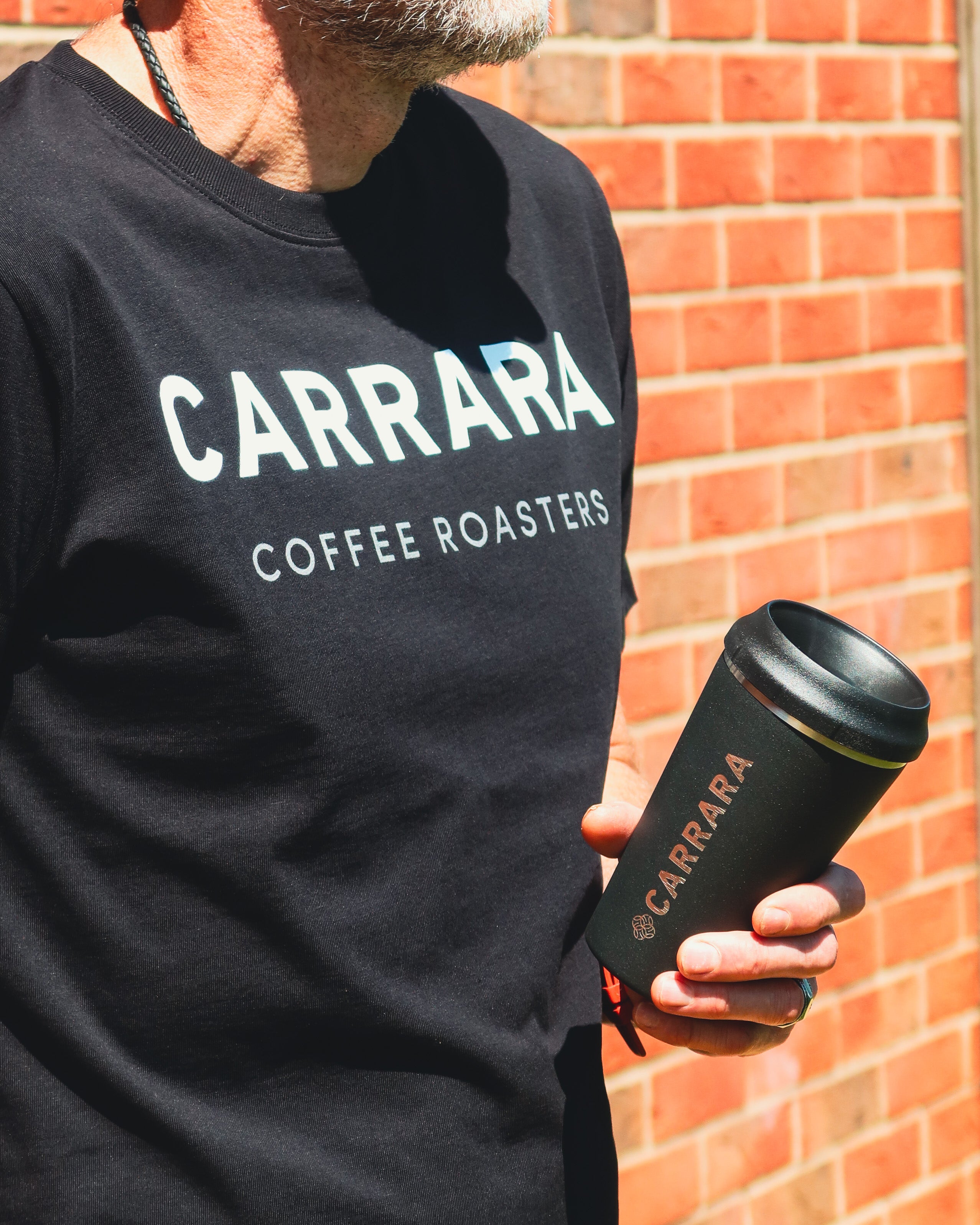 Carrara Coffee Roasters "Classic" Design T-shirt