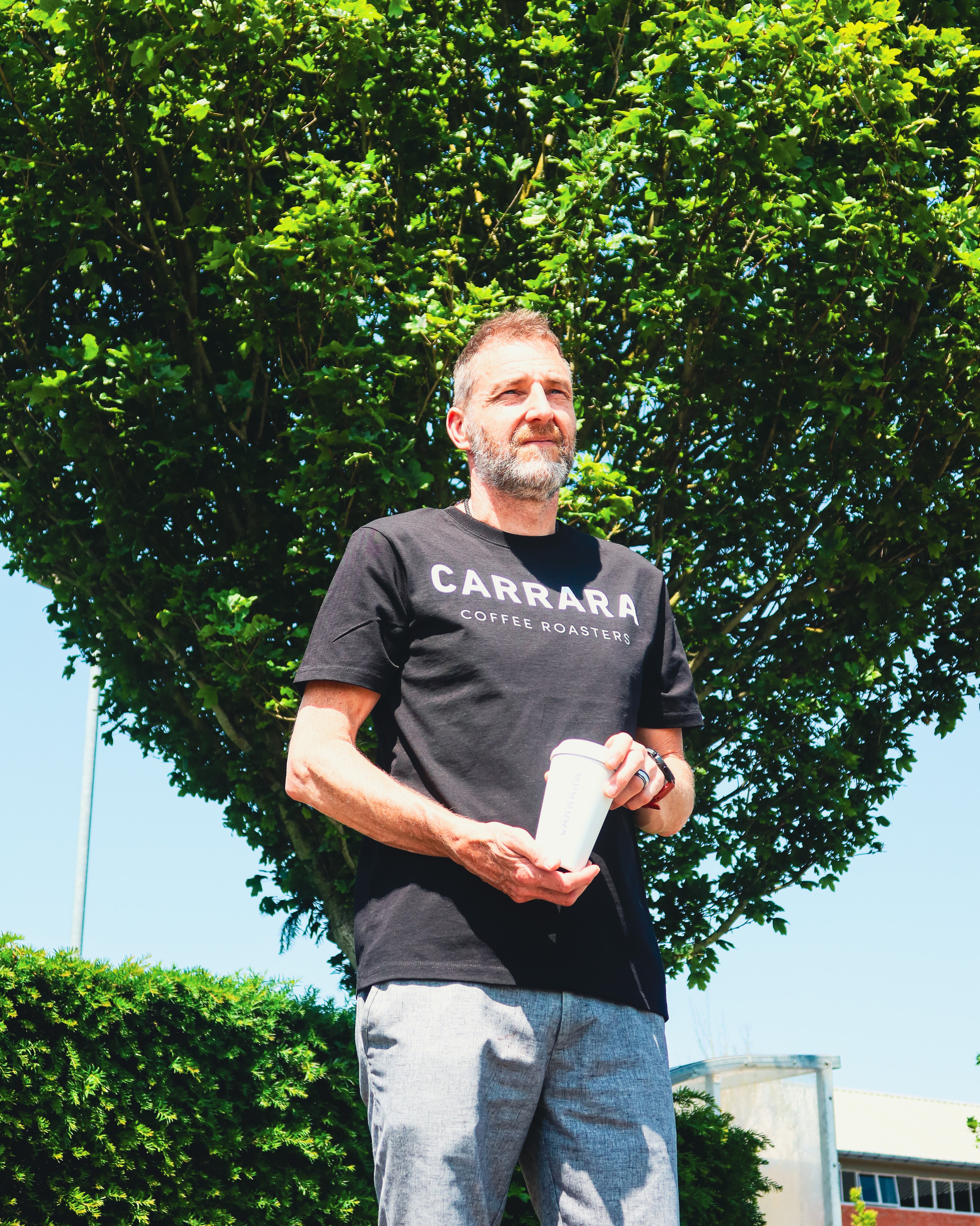 Carrara Coffee Roasters "Classic" Design T-shirt