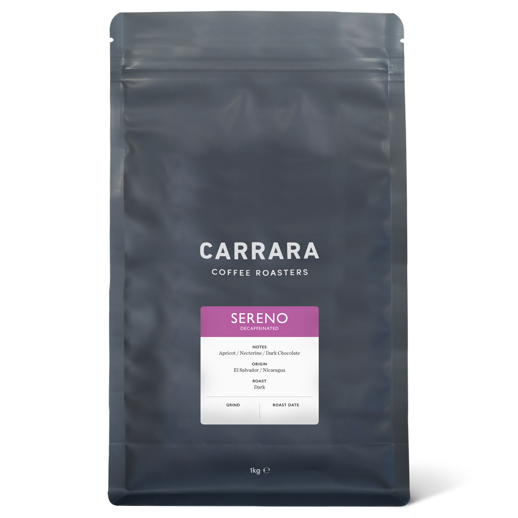 Decaffeinated coffee beans