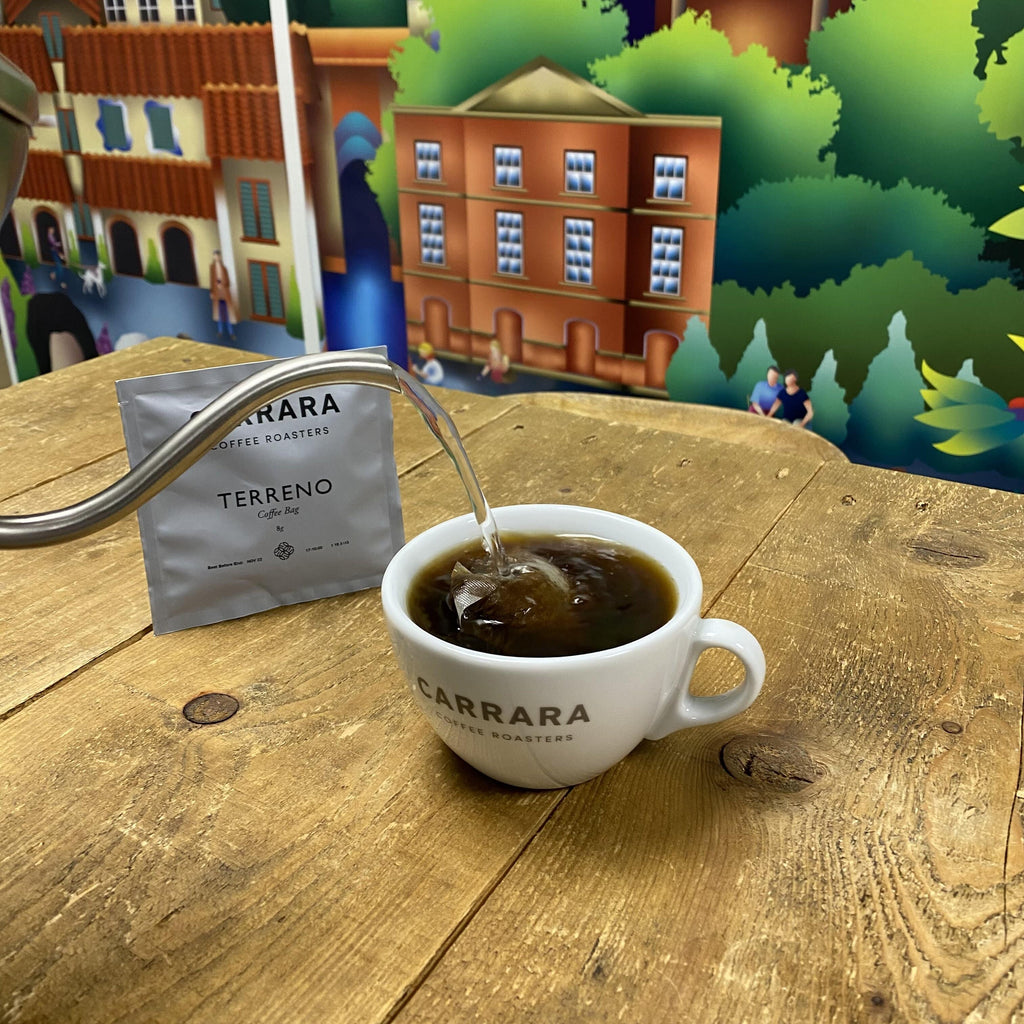Coffee Brew Bag in action