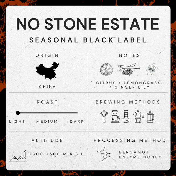 No Stone Estate, China - Bergamot Enzyme Honey