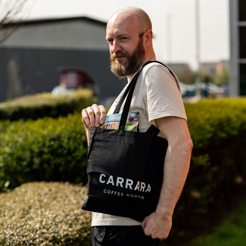 Carrara Coffee Roasters "Classic" Design Tote Bag
